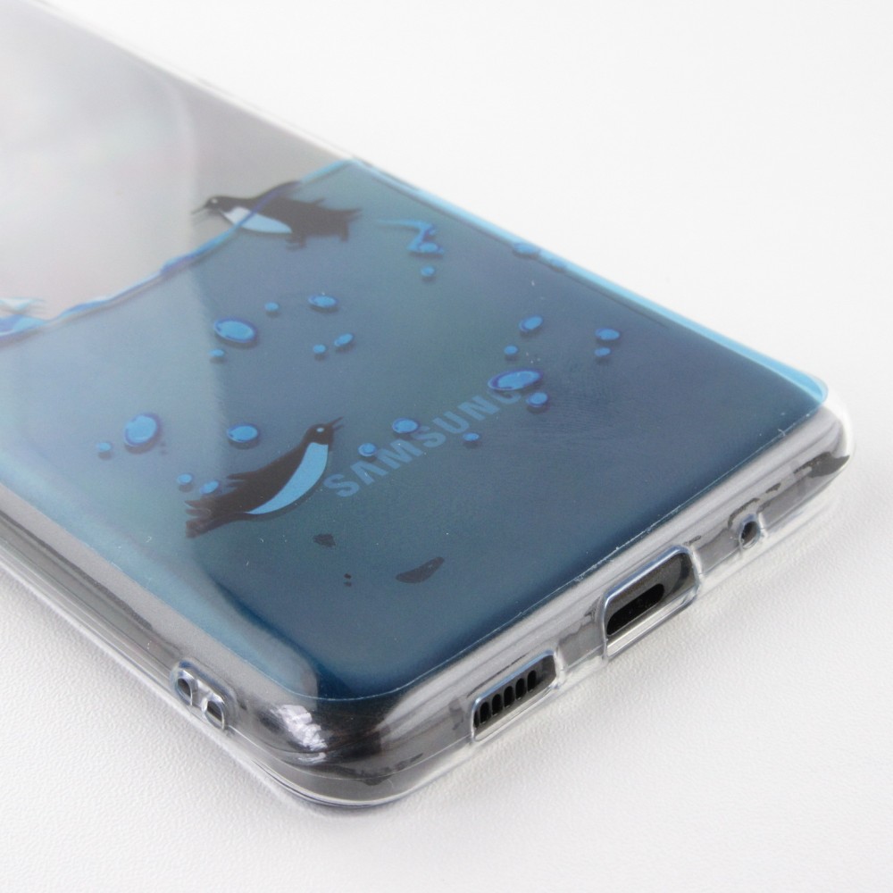 Coque Samsung Galaxy S20 Ultra - Clear Logo Pingouins