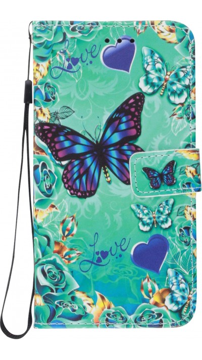 Hülle Samsung Galaxy S20 Ultra - Flip Liebe Schmetterling