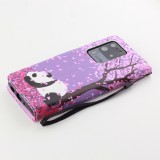 Hülle Samsung Galaxy S20 Ultra - Flip Panda Cerisier