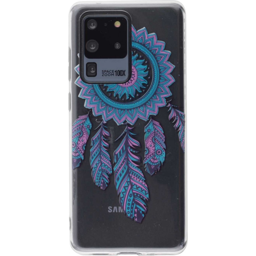 Hülle Samsung Galaxy S20 Ultra - Gel Dreamcatcher Gefieder