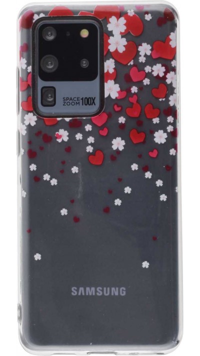 Coque Samsung Galaxy S20 Ultra - Gel coeurs