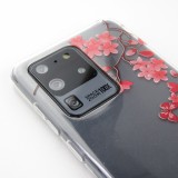Hülle Samsung Galaxy S20 Ultra - Gummi fleurs papillon