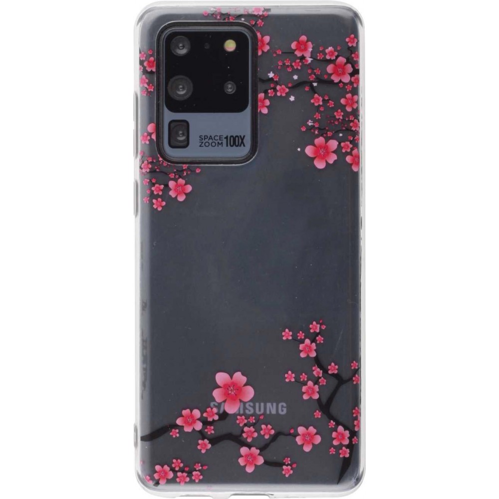 Hülle Samsung Galaxy S20 Ultra - Gummi kleine Blumen