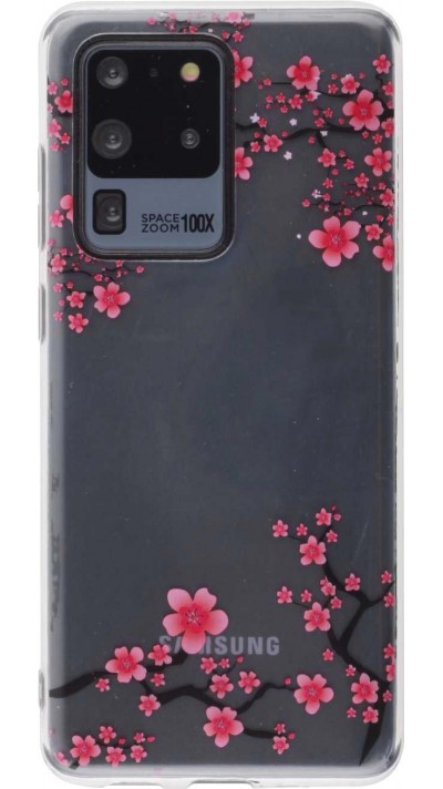 Hülle Samsung Galaxy S20 Ultra - Gummi kleine Blumen