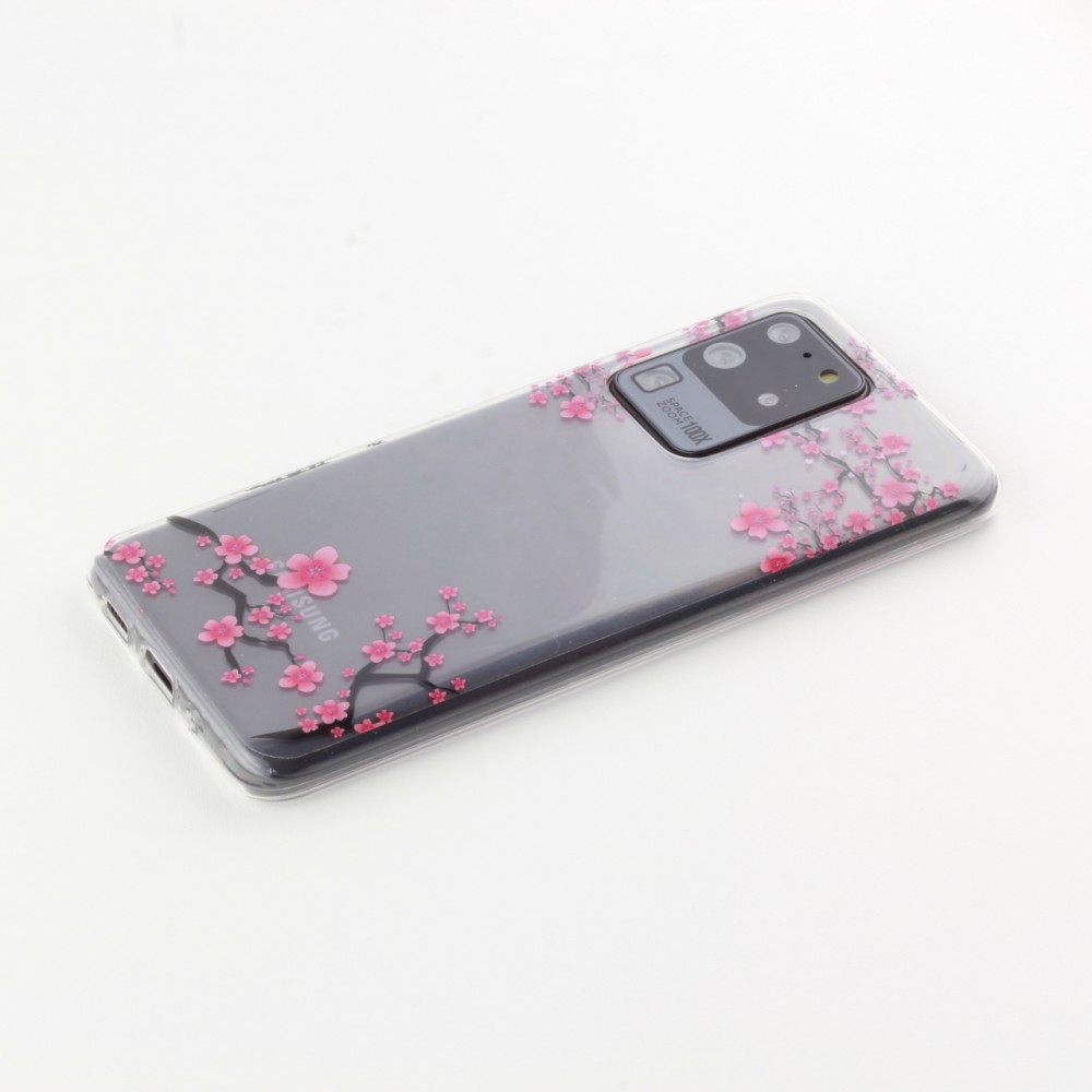 Hülle Samsung Galaxy S20 Ultra - Gummi kleine Blumen