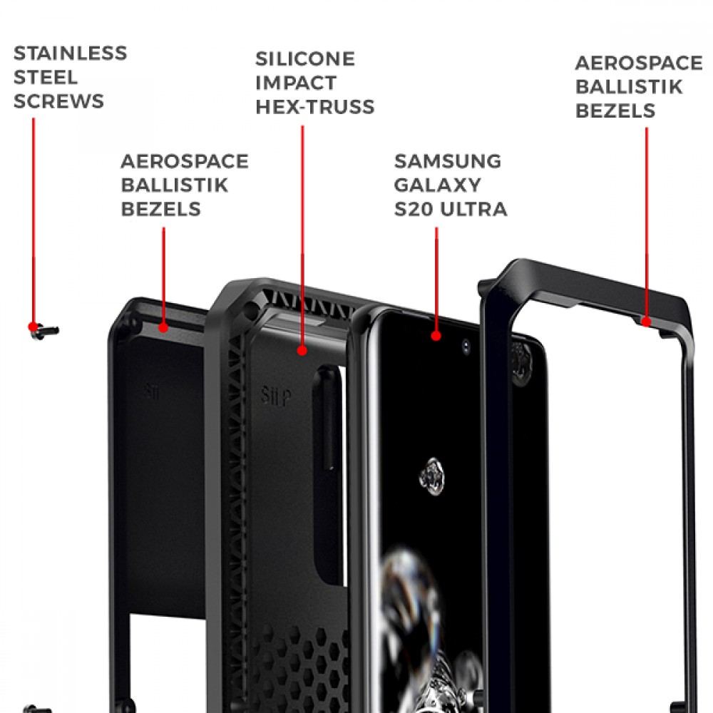 Hülle Samsung Galaxy S20 Ultra - Lunatik Taktik Extreme