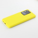 Hülle Samsung Galaxy S20 Ultra - Silicone Mat - Gelb