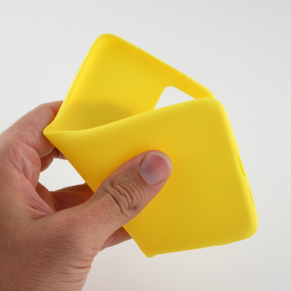 Hülle Samsung Galaxy S20 Ultra - Silicone Mat - Gelb