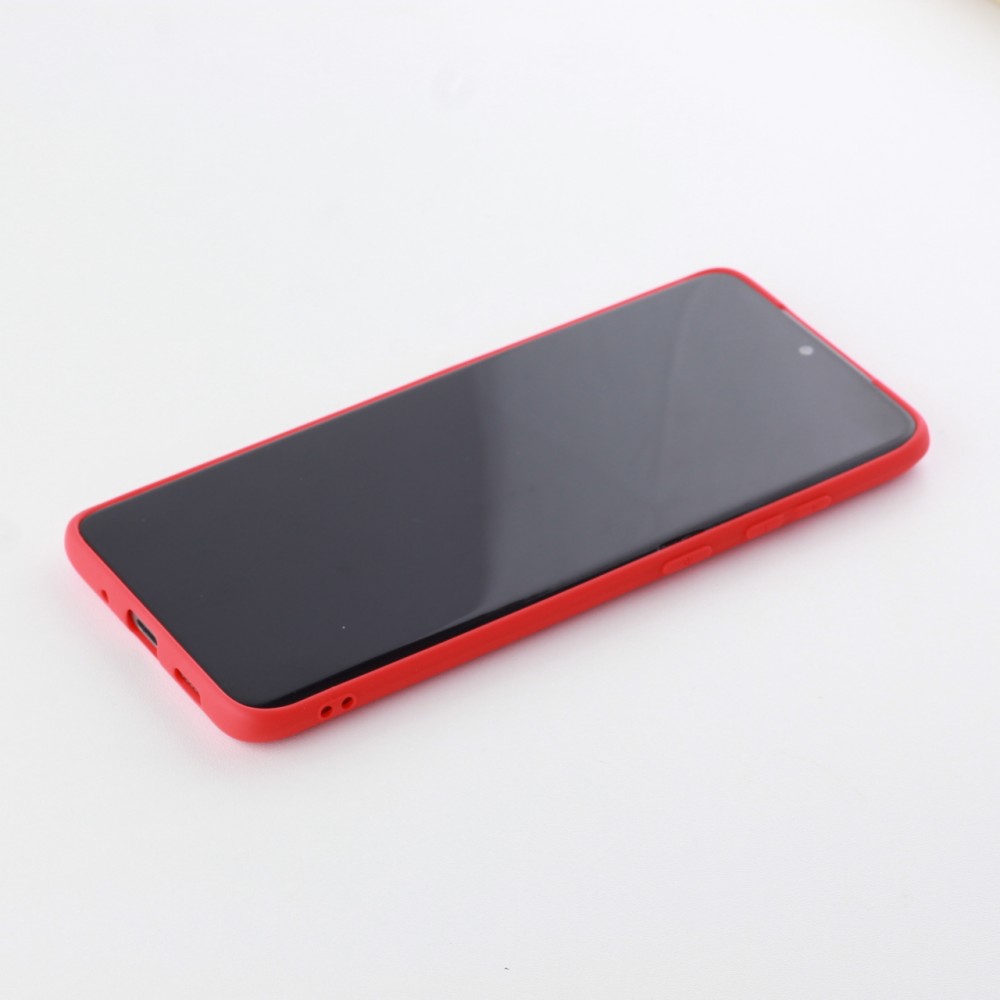 Hülle Samsung Galaxy S20 Ultra - Silicone Mat - Rot