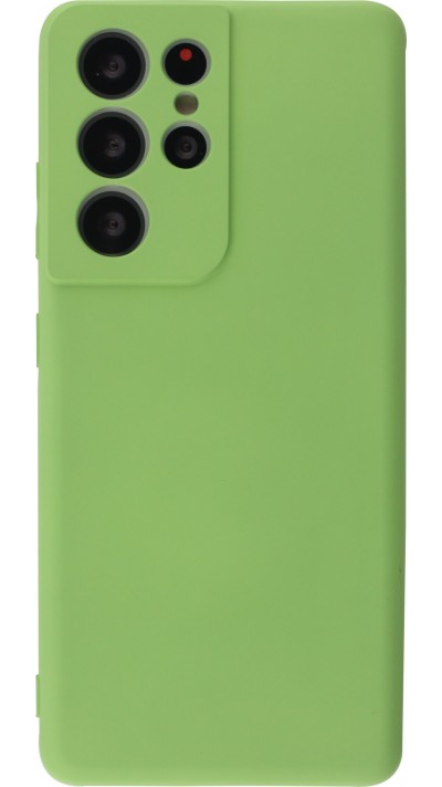 Coque Samsung Galaxy S21 Ultra - Soft Touch vert clair