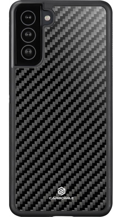 Coque Samsung Galaxy S21+ 5G - Carbomile fibre de carbone