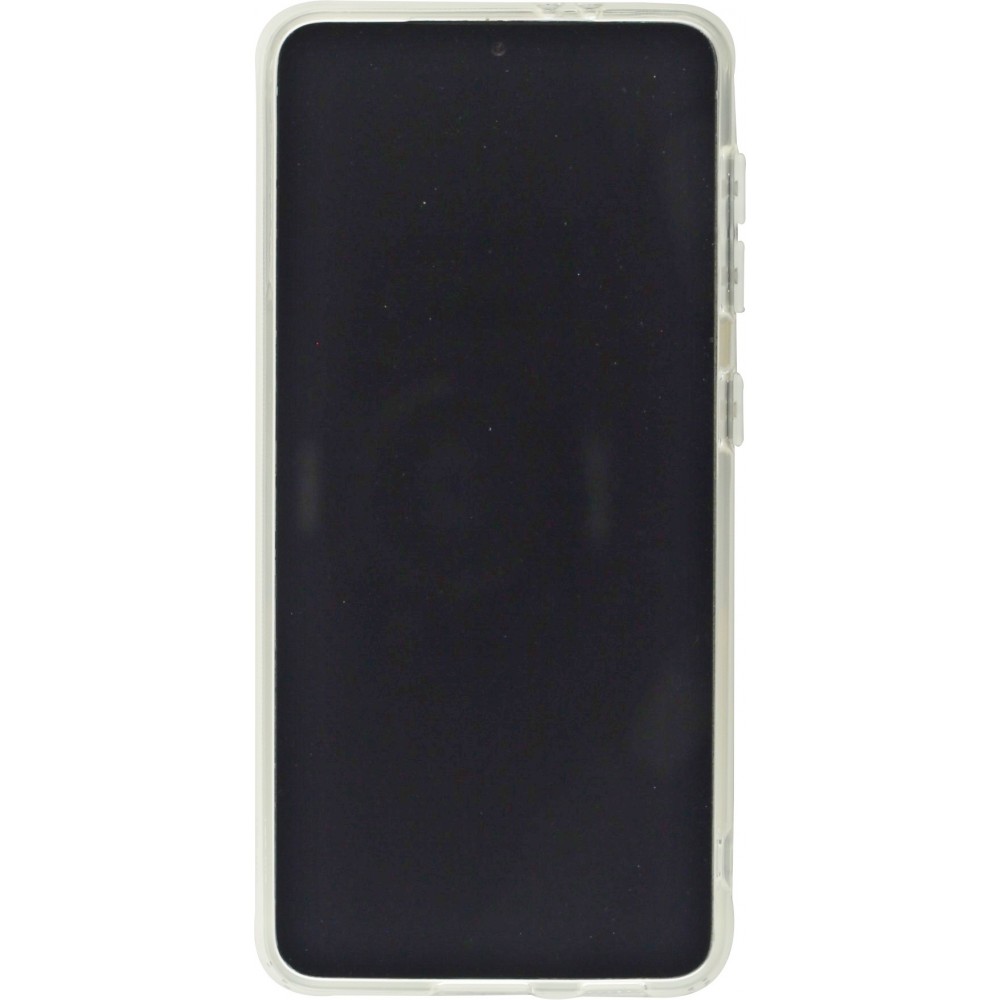 Hülle Samsung Galaxy S22+ - mit Kamera-Slider und Ring - Weiss