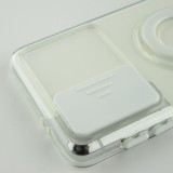 Hülle Samsung Galaxy S22+ - mit Kamera-Slider und Ring - Weiss
