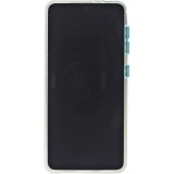 Coque Samsung Galaxy S21 5G - Caméra clapet avec anneau - Bleu