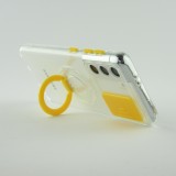 Coque Samsung Galaxy S22 - Caméra clapet avec anneau jaune