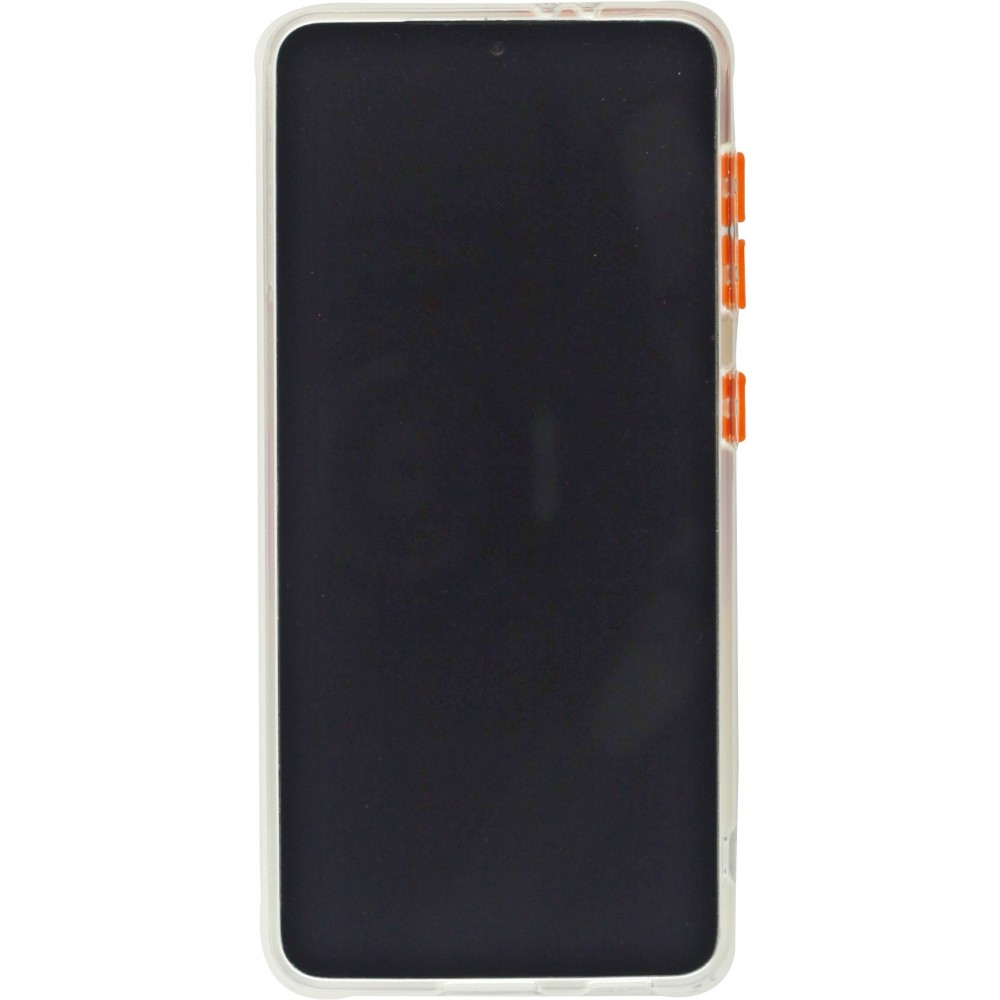 Coque Samsung Galaxy S22+ - Caméra clapet avec anneau - Orange