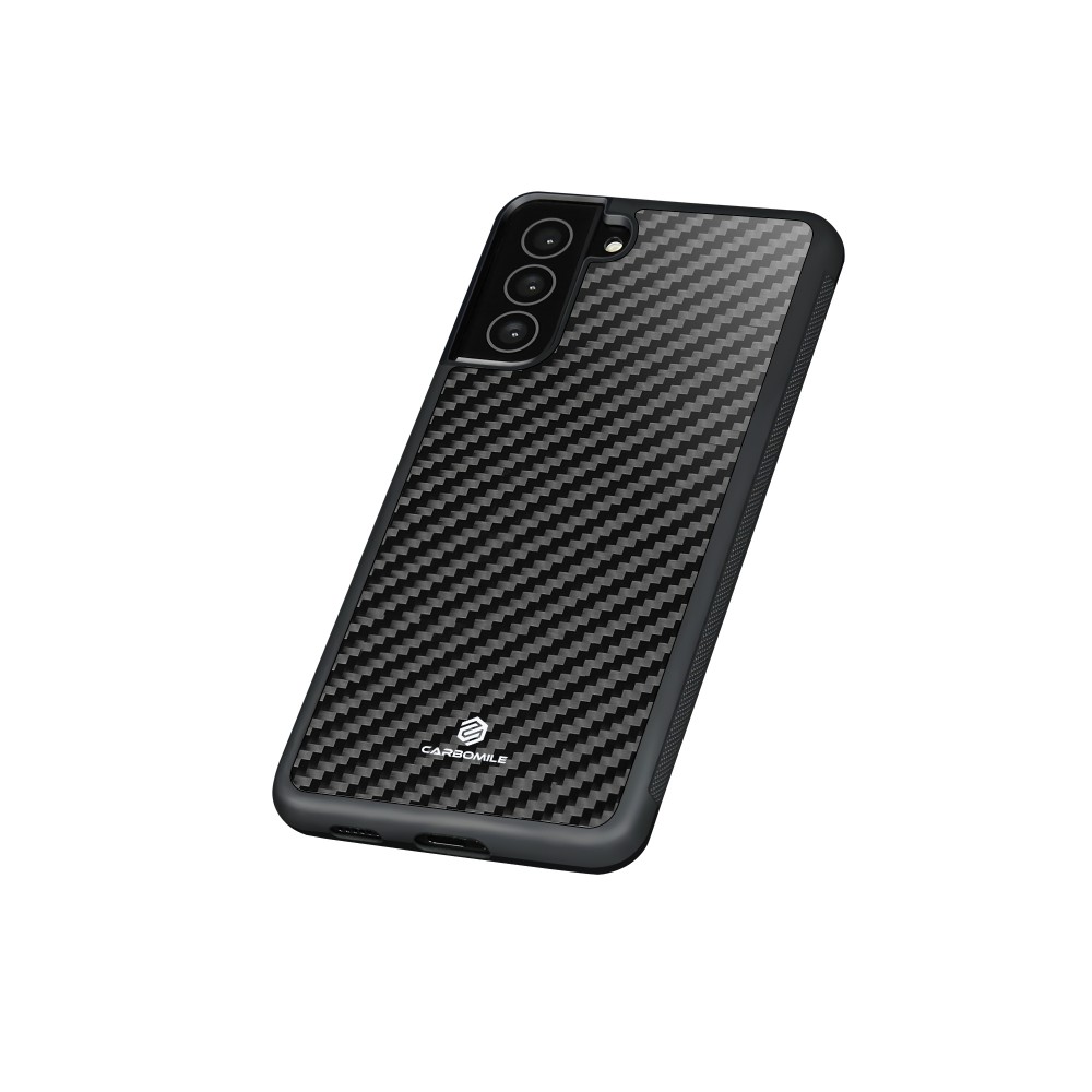 Hülle Samsung Galaxy S21 5G - Carbomile Carbon Fiber