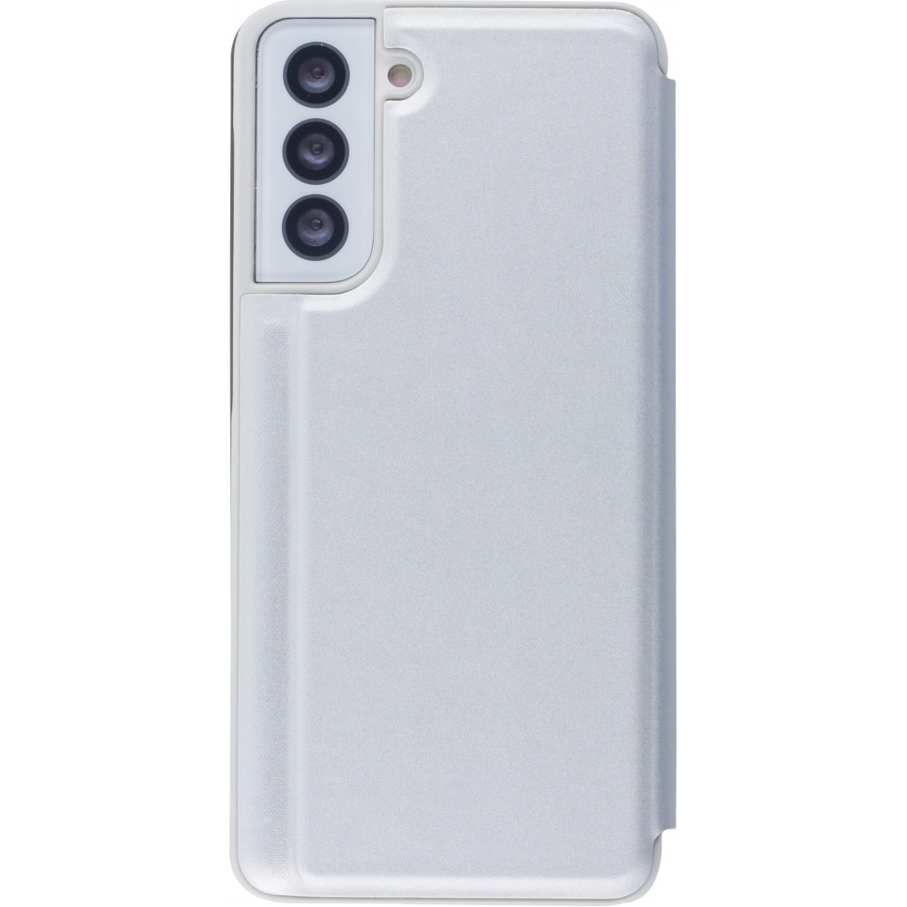 Hülle Samsung Galaxy S21 5G - Clear View Cover - Silber