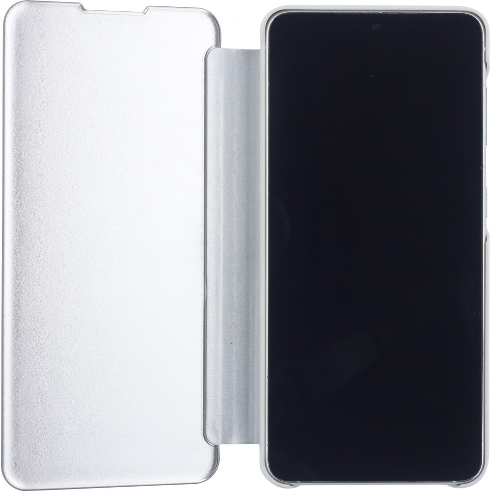 Coque Samsung Galaxy S21 Ultra 5G - Clear View Cover - Argent