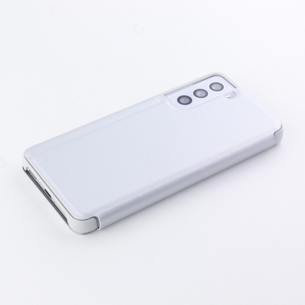 Coque Samsung Galaxy S21 Ultra 5G - Clear View Cover - Argent