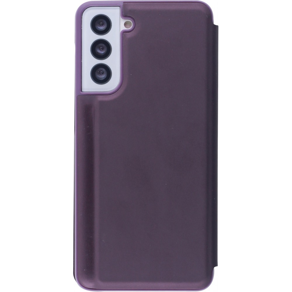 Hülle Samsung Galaxy S21 5G - Clear View Cover - Violett