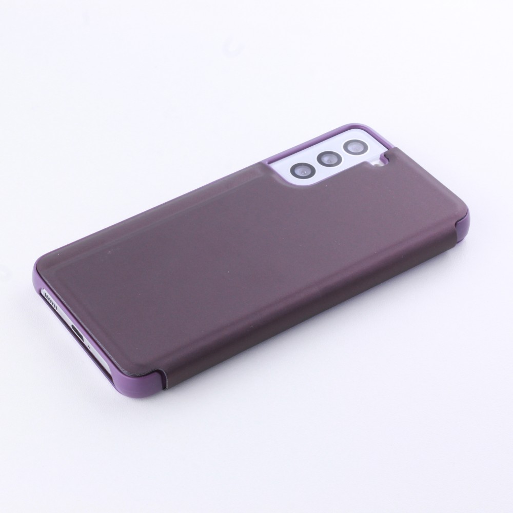 Hülle Samsung Galaxy S21 5G - Clear View Cover - Violett