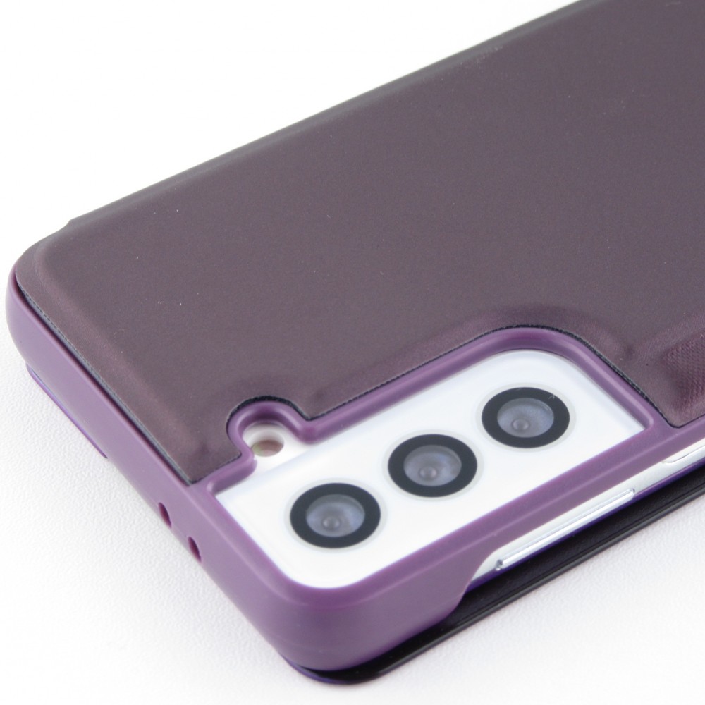 Hülle Samsung Galaxy S21 5G - Clear View Cover - Violett