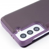 Hülle Samsung Galaxy S21 5G - Clear View Cover - Violett