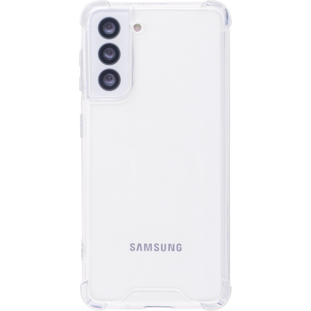 Hülle Samsung Galaxy S21+ 5G - Gummi Transparent Gel Bumper mit extra Schutz für Ecken Antischock