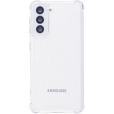 Coque Samsung Galaxy S21 5G - Gel Transparent Silicone Bumper anti-choc avec protections pour coins