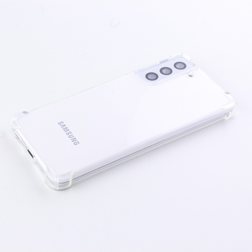 Hülle Samsung Galaxy S22+ - Gummi Transparent Gel Bumper mit extra Schutz für Ecken Antischock