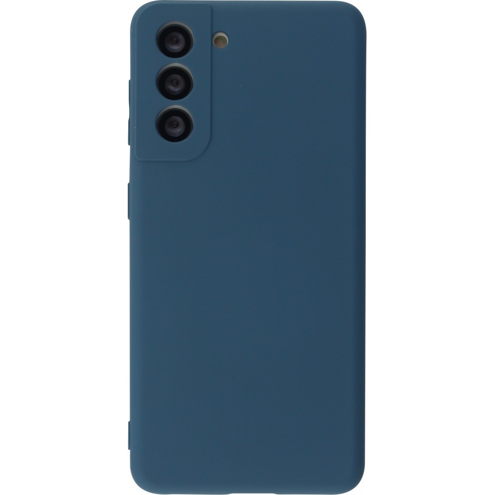 Coque Samsung Galaxy S21 FE 5G - Soft Touch - Bleu foncé