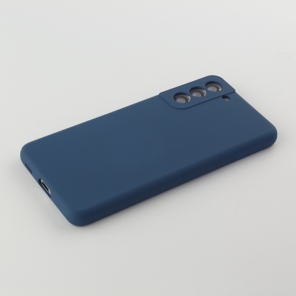 Coque Samsung Galaxy S21 FE 5G - Soft Touch - Bleu foncé