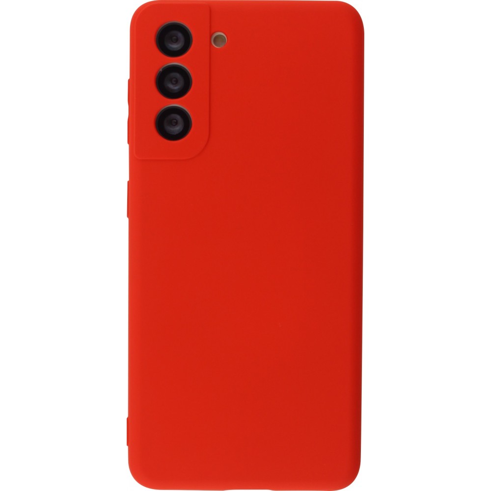 Coque Samsung Galaxy S21 5G - Soft Touch - Rouge
