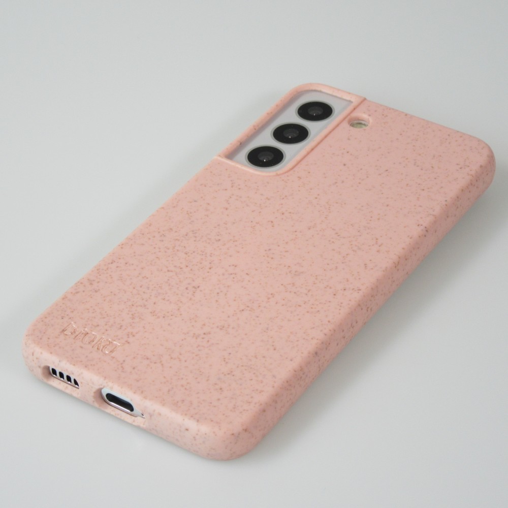 Coque Samsung Galaxy S22+ - Bioka biodégradable et compostable Eco-Friendly - Rose