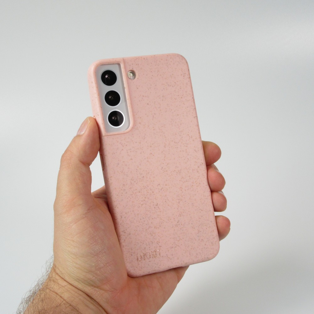 Galaxy S21 FE 5G Case Hülle - Bioka Biologisch Abbaubar Eco-Friendly Kompostierbar - Rosa