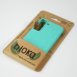 Coque Samsung Galaxy S22 - Bioka biodégradable et compostable Eco-Friendly - Turquoise