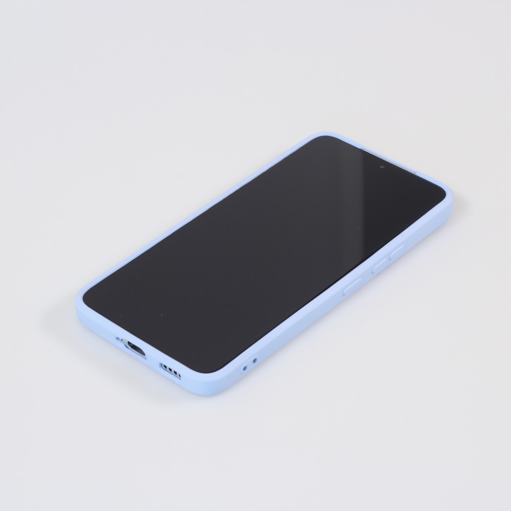 Coque Samsung Galaxy S22 - Soft Touch - Bleu clair