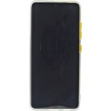 Coque Samsung Galaxy S21 Ultra 5G - Caméra clapet avec anneau jaune