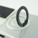 Hülle Samsung Galaxy S22 Ultra - mit Kamera-Slider und Ring - Schwarz