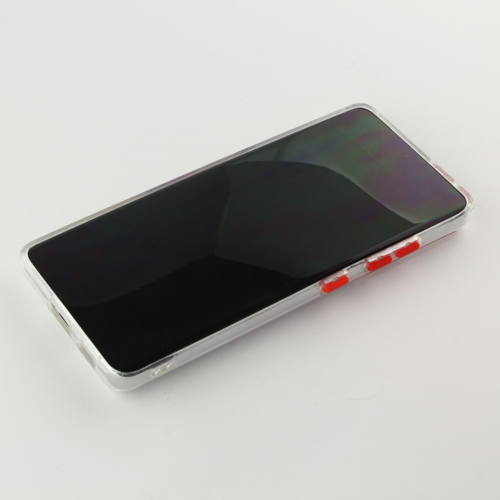 Coque Samsung Galaxy S22 Ultra - Caméra clapet avec anneau - Rouge