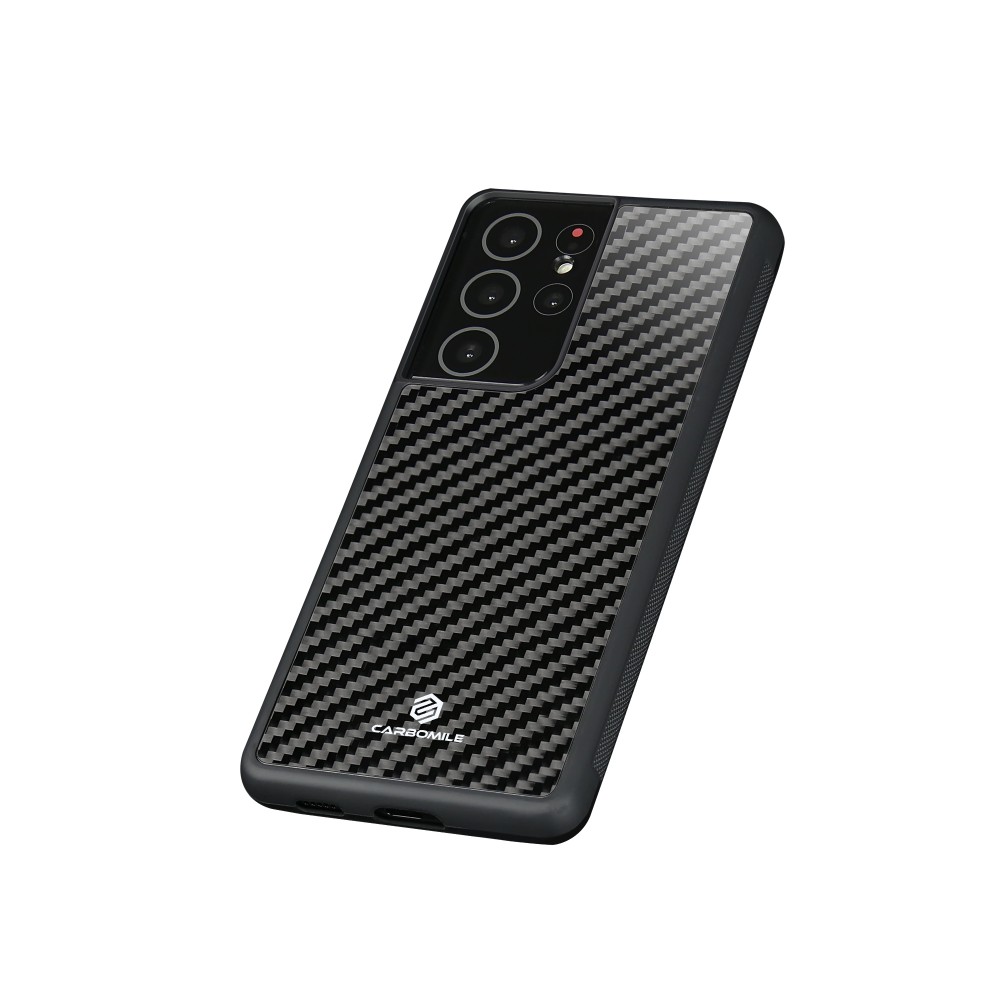 Hülle Samsung Galaxy S21 Ultra 5G - Carbomile Carbon Fiber