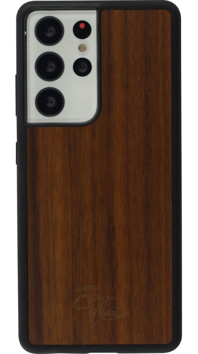 Hülle Samsung Galaxy S21 Ultra 5G - Eleven Wood Walnut