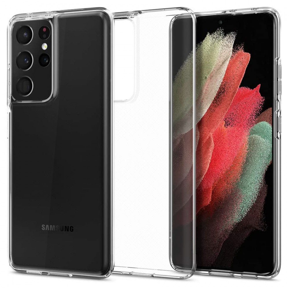 Coque Samsung Galaxy S21 Ultra 5G - Gel transparent Silicone Super Clear flexible