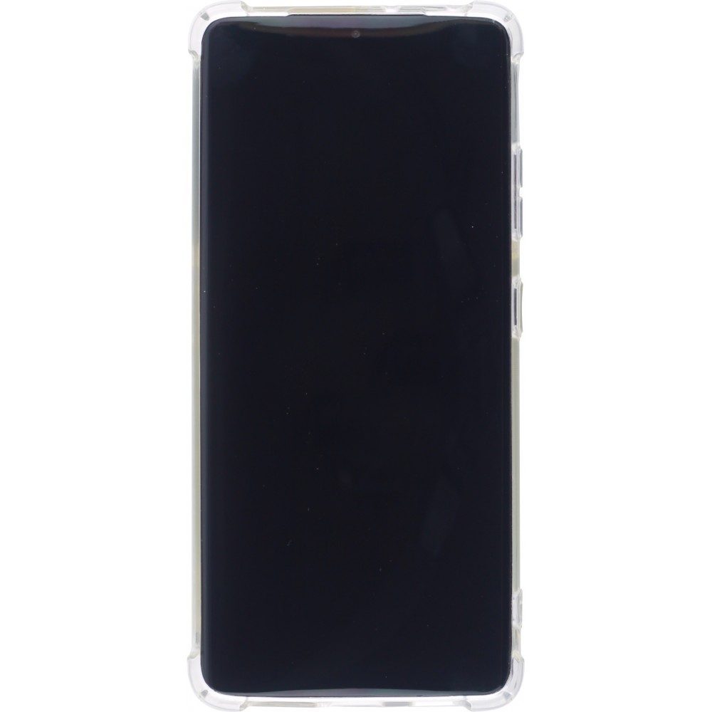 Hülle Samsung Galaxy S21 Ultra 5G - Gummi Transparent Gel Bumper mit extra Schutz für Ecken Antischock