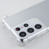 Coque Samsung Galaxy S22 Ultra - Gel Transparent Silicone Bumper anti-choc avec protections pour coins