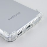 Coque Samsung Galaxy S22 Ultra - Gel Transparent Silicone Bumper anti-choc avec protections pour coins