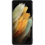 Hülle Samsung Galaxy S21 Ultra 5G - Qialino Echtleder - Schwarz