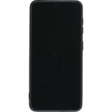 Coque Samsung Galaxy S21 Ultra 5G - Silicone Mat Coeur doré - Noir