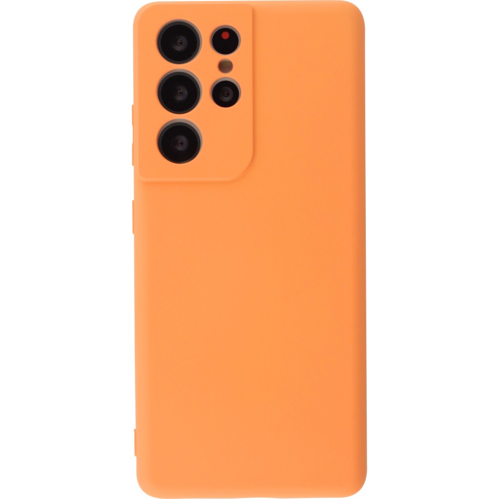 Coque Samsung Galaxy S21 Ultra 5G - Soft Touch - Orange